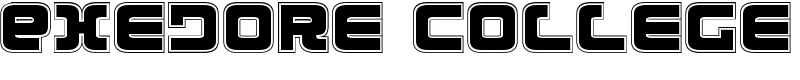 Exedore College Font