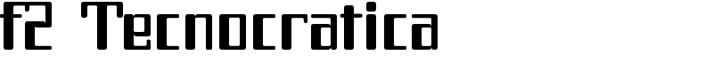 f2 Tecnocratica Font