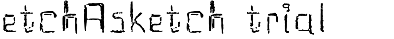 etchAsketch trial Font