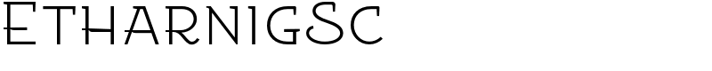 EtharnigSc Font