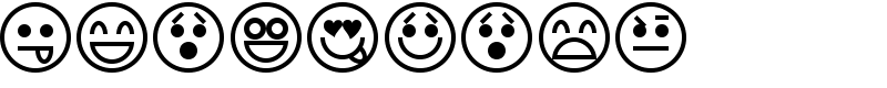 Emoticons Font