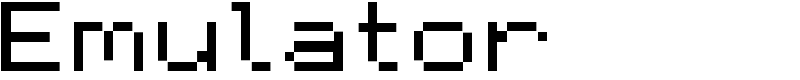 Emulator Font
