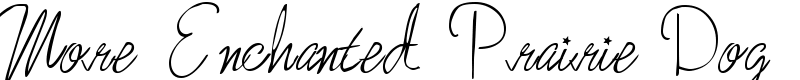 More Enchanted Prairie Dog Font