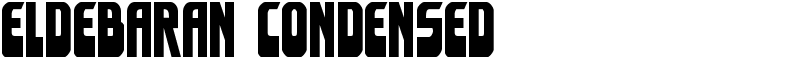 Eldebaran Condensed Font