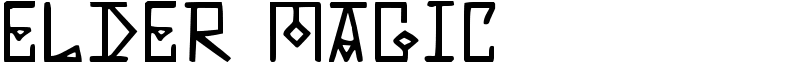 Elder Magic Font