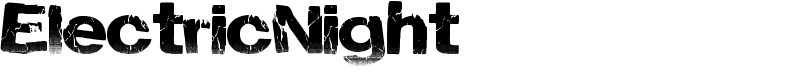 ElectricNight Font