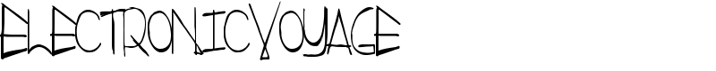 ElectronicVoyage Font