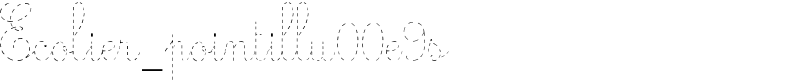 Ecolier_pointillu00e9s Font