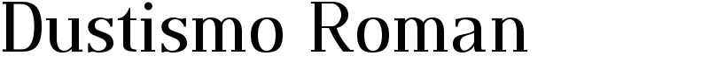 Dustismo Roman Font