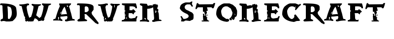 Dwarven Stonecraft Font