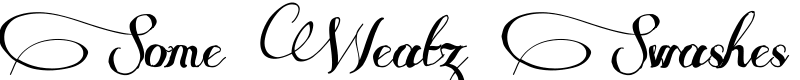 Some Weatz Swashes Font