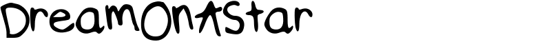 DreamOnAStar Font