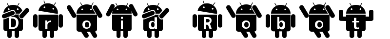 Droid Robot Font