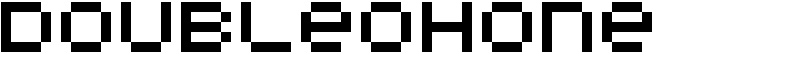 DoubleOhOne Font