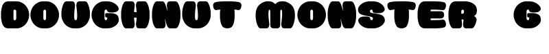 Doughnut Monster__G Font