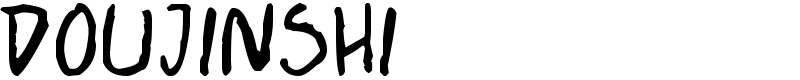 Doujinshi Font