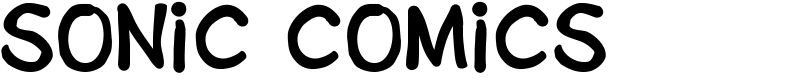 Sonic Comics Font