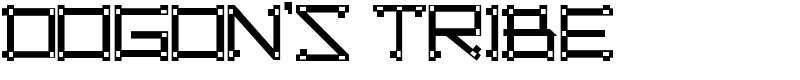 DOGON'S TRIBE Font