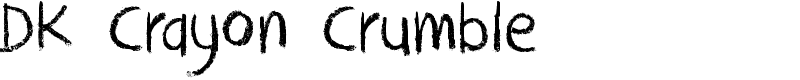 DK Crayon Crumble Font