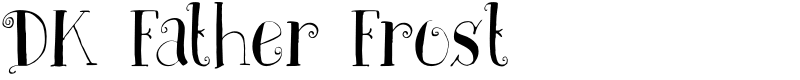 DK Father Frost Font