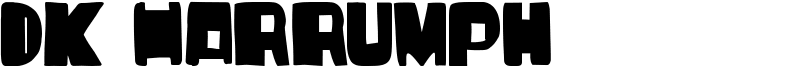 DK Harrumph Font