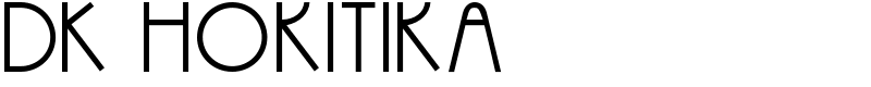 DK Hokitika Font