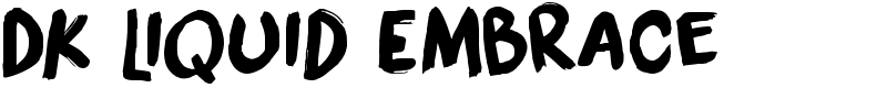 DK Liquid Embrace Font