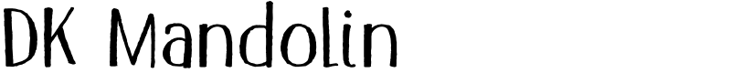 DK Mandolin Font