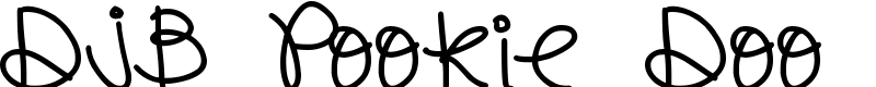 DJB Pookie Doo Font