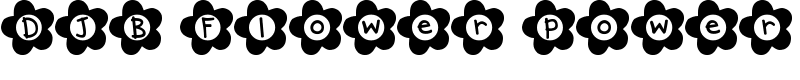 DJB Flower Power Font