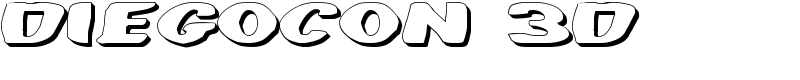 DiegoCon 3D Font