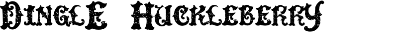 DinglE HuckleberrY Font