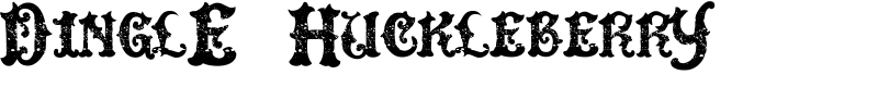 DinglE HuckleberrY Font