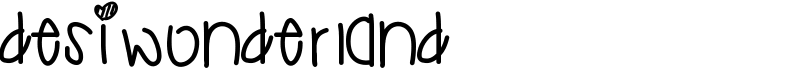 DesiWonderland Font