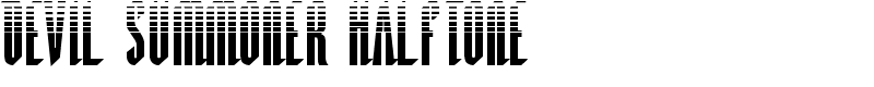 Devil Summoner Halftone Font