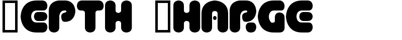 Depth Charge Font