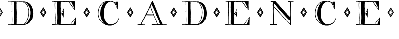 decadence Font