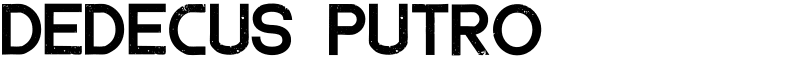 Dedecus Putro Font