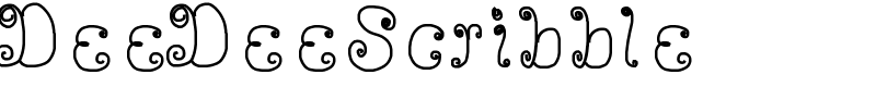 DeeDeeScribble Font