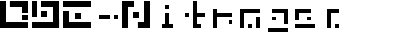DBE-Nitrogen Font