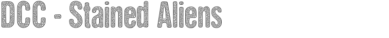 DCC - Stained Aliens Font