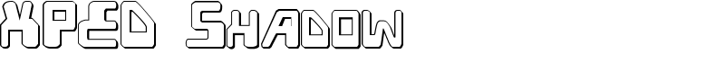 XPED Shadow Font
