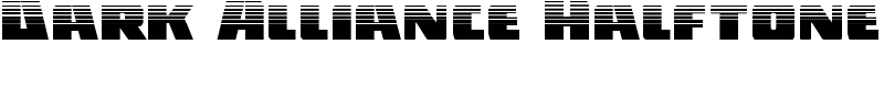 Dark Alliance Halftone Font