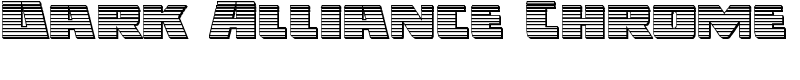 Dark Alliance Chrome Font