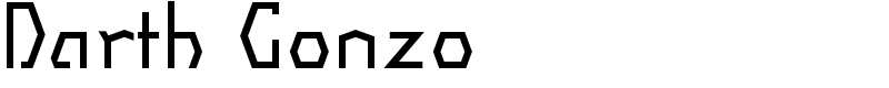 Darth Gonzo Font