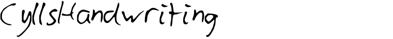 CyllsHandwriting Font