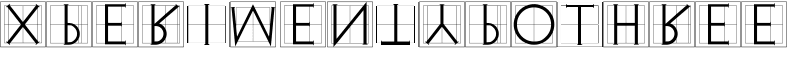 XperimentypoThree Font