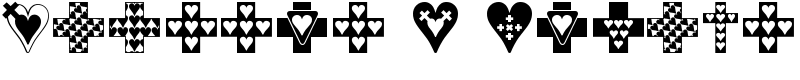 Crosses n Hearts Font