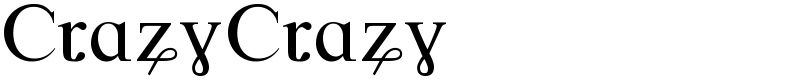 CrazyCrazy Font