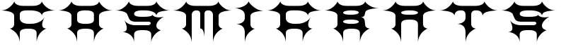 CosmicBats Font